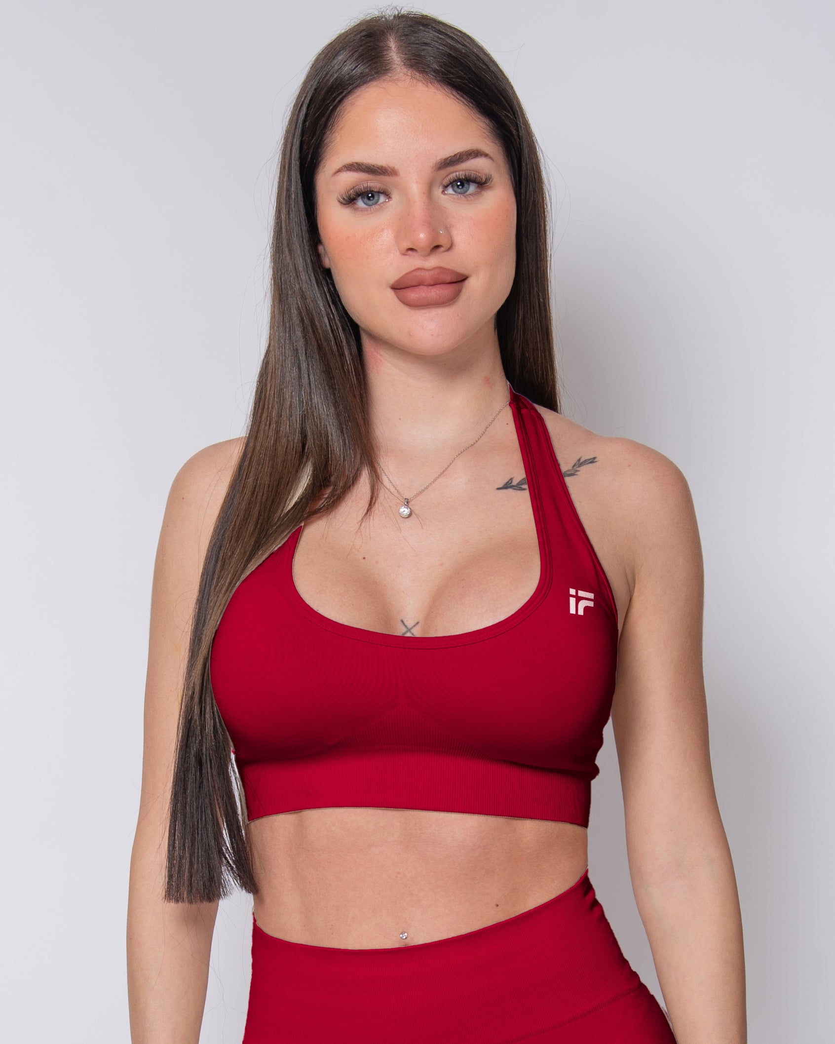 Elevate Croptop - Fire Ruby