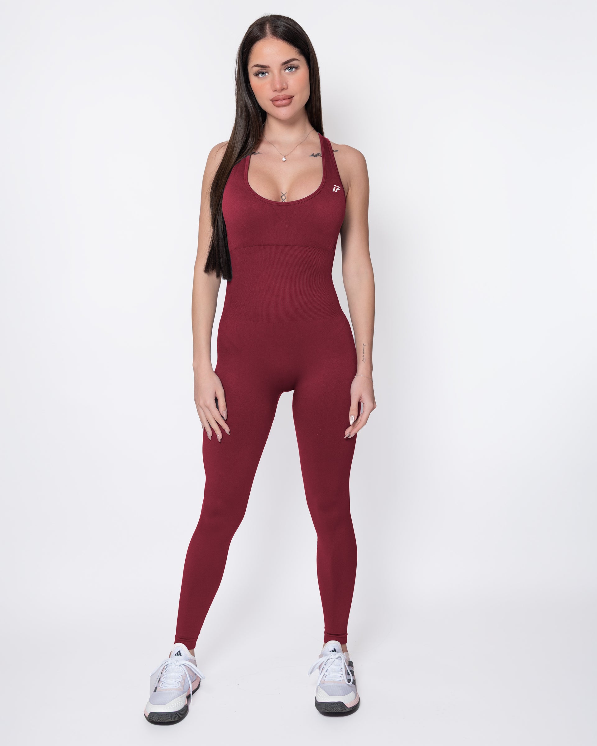 Contour Bodysuit - Ruby Noir
